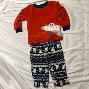 Pijama set,blue and red color, size 2T